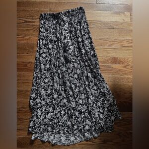 🖤Whimsygoth Dainty Floral Maxi Skirt🖤